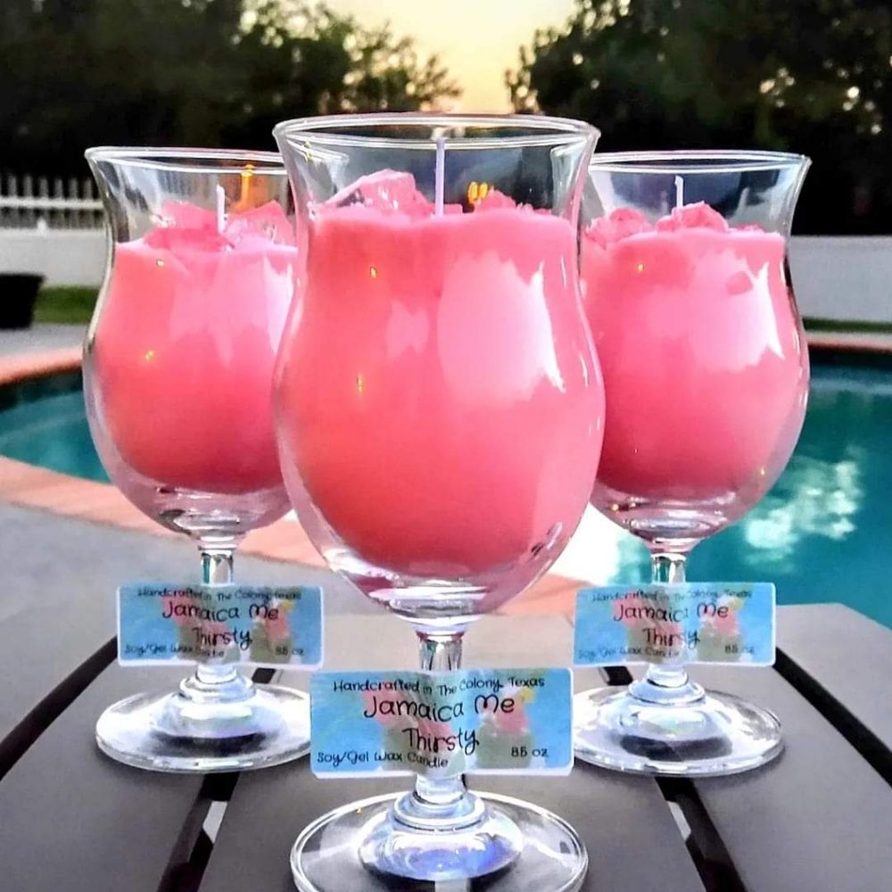 Jamaica Me Thirsty Scented Soy/Gel Wax Candle